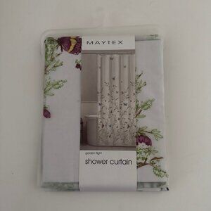 Maytex Garden Flight Peva Shower Curtain New